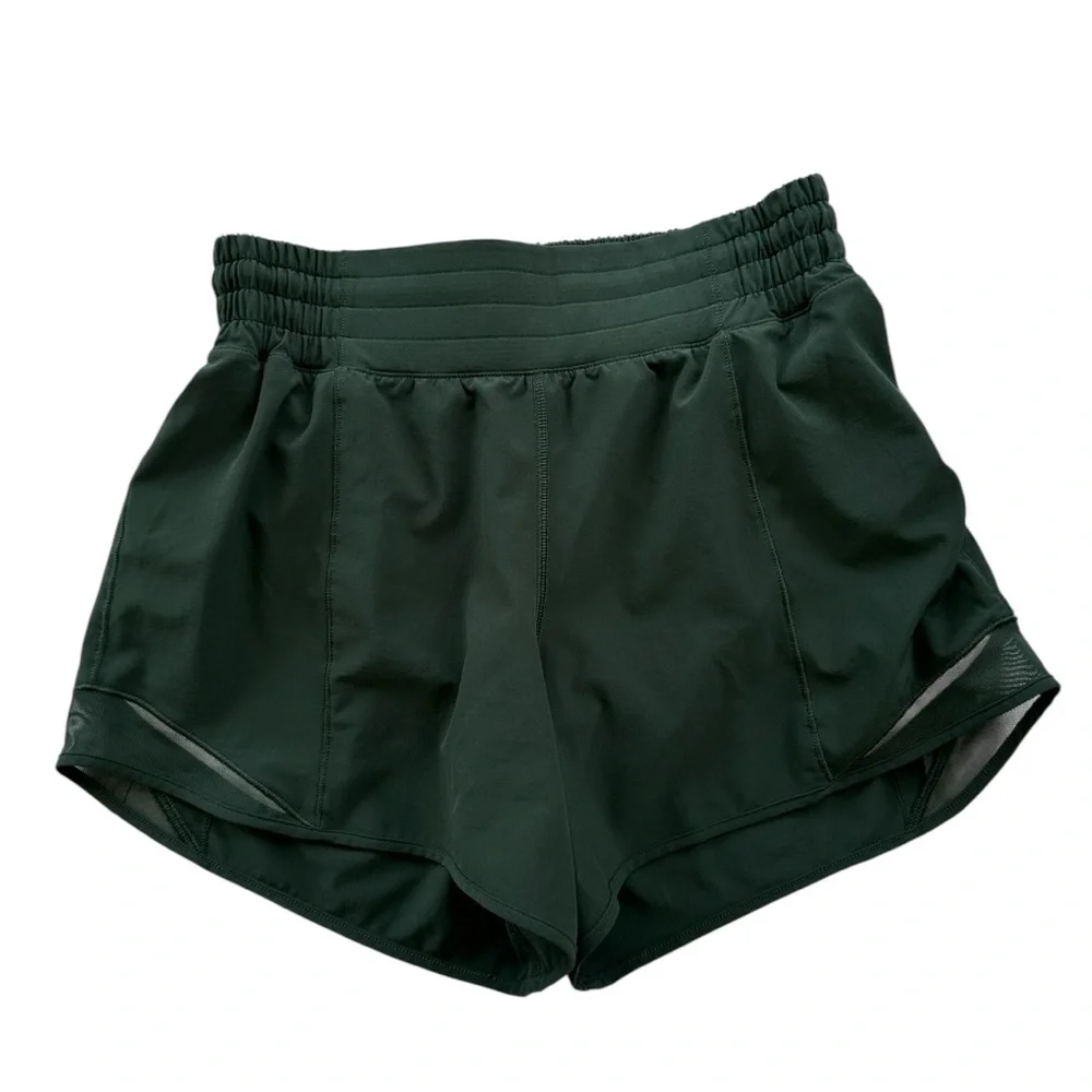 lululemon athletica Women's Dark Green Athletic Shorts